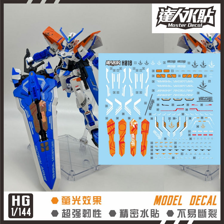 MASTER DECAL H020 HG Astray Blue Frame D (precut decal