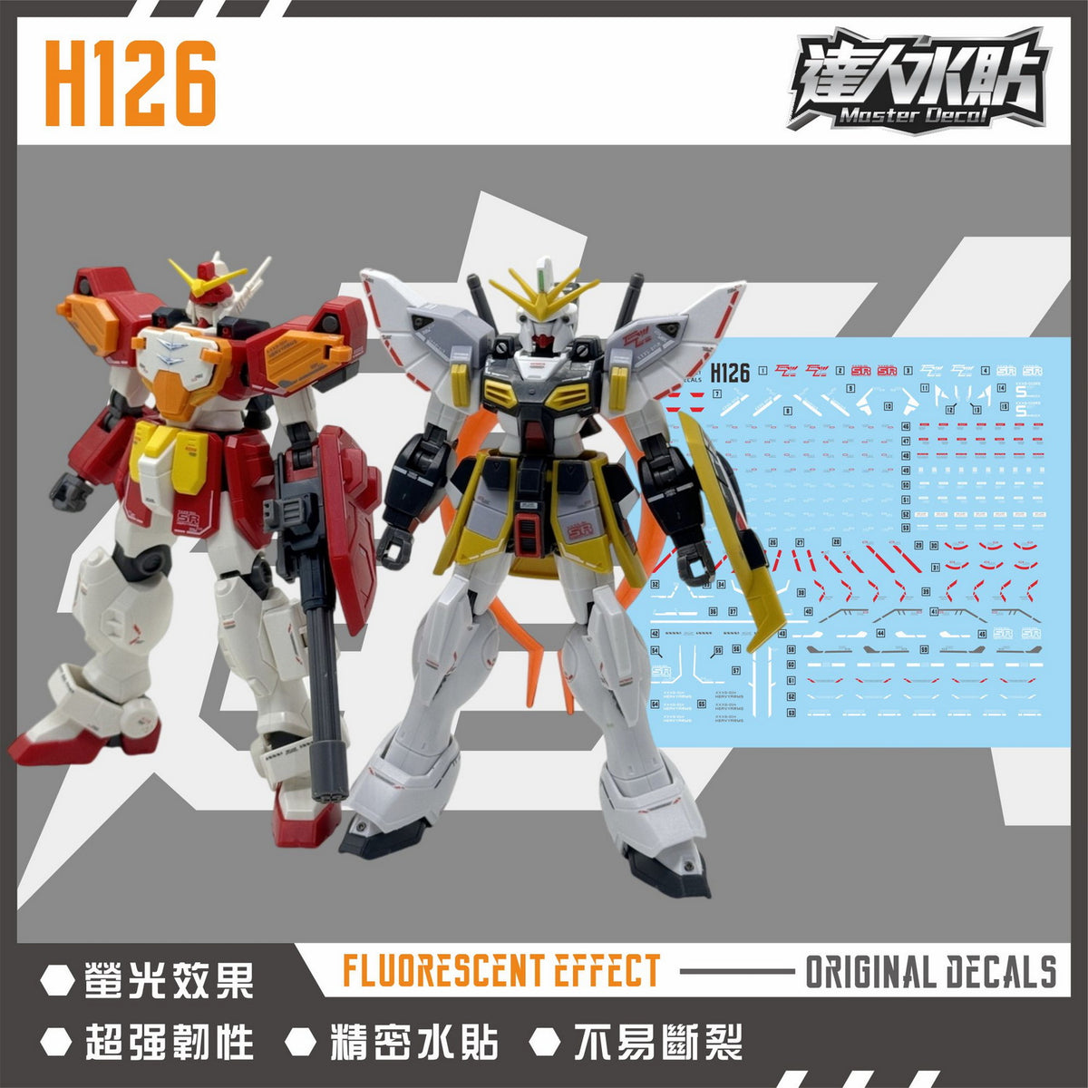 MASTER DECAL H126 1/144 Heavyarms+Sandrock – Samueldecal & DL