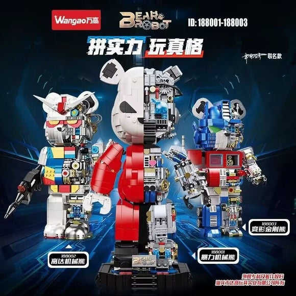 Wangao > Bear Robot bricks