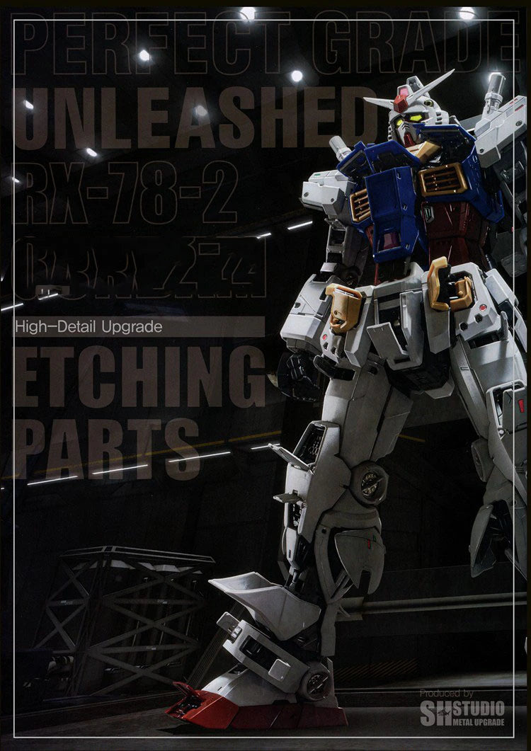 SH Studio - SH Studio Etching upgrade for PG 1/60 Unleashed RX-78-2 model  Mobile Suit