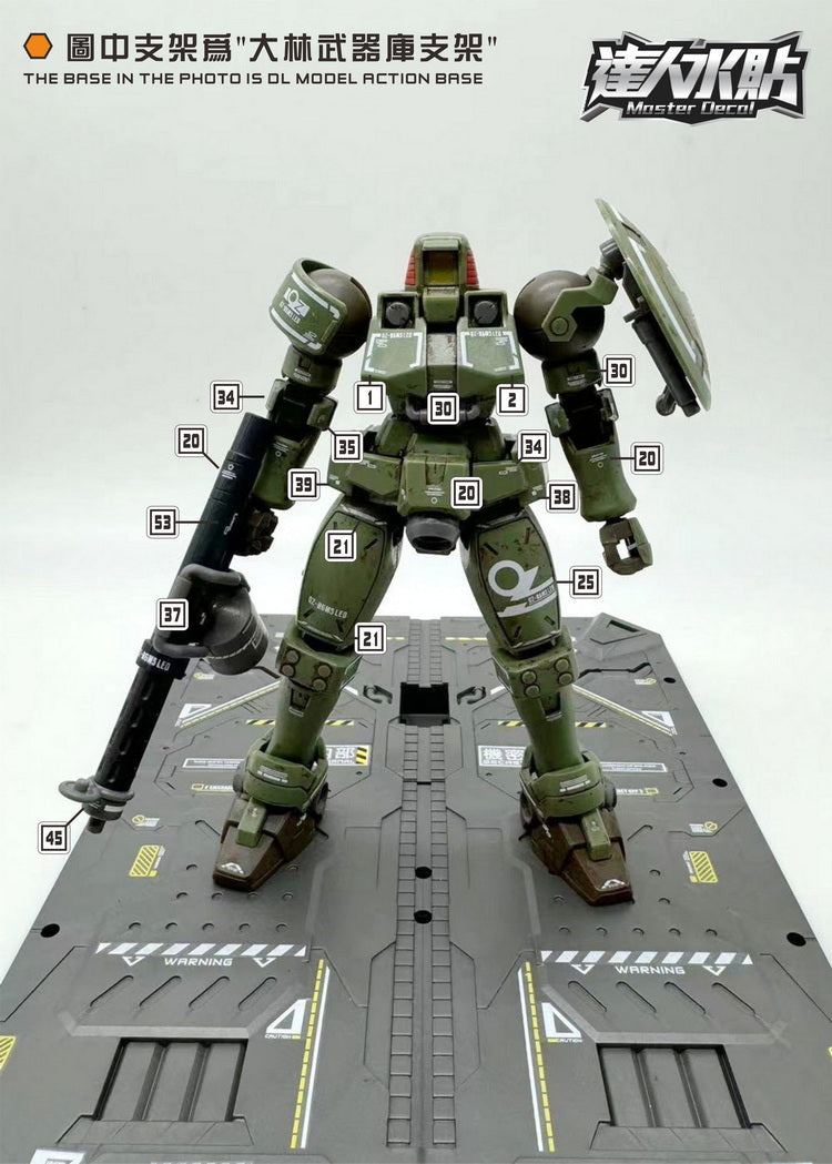 MASTER DECAL H008 HG Leo (precut decal) – Samueldecal & DL model shop