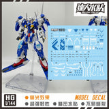 MASTER DECAL H019 HG Gundam Avalanche Exia Dash  (precut decal)