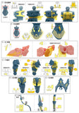 TAS Pre-cut Masking Tape Wukong Impulse Gundam & Sanzang Strike Freedom Gundam Set