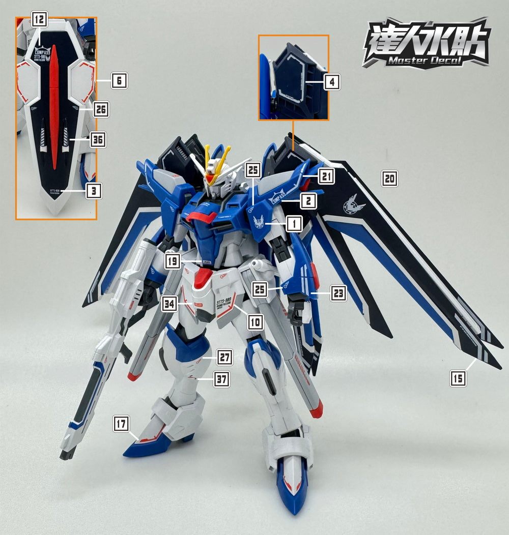 MASTER DECAL H044 HG Rising Freedom – Samueldecal & DL model shop