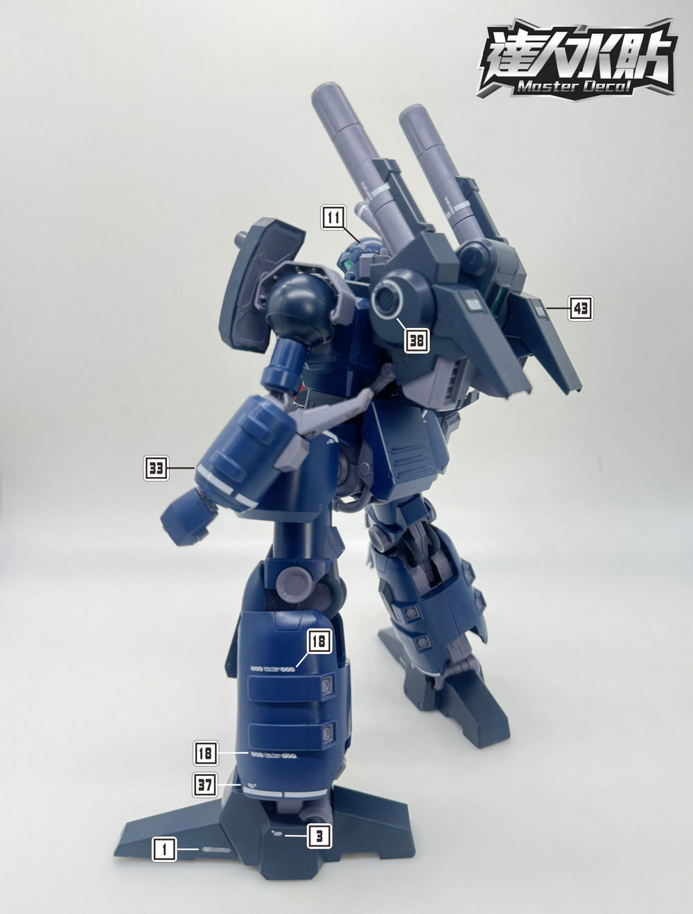 MASTER DECAL M004 MSA-005K Guncannon Detector – Samueldecal & DL model shop