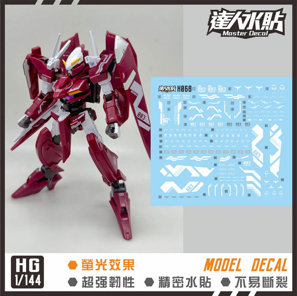 MASTER DECAL H068 HG Gundam Throne Drei