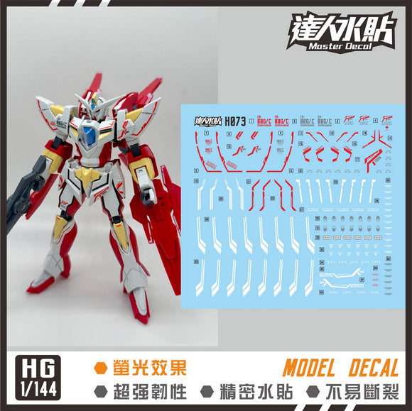 MASTER DECAL H073 HG Gundam Reborns