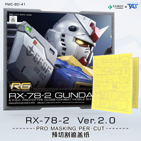 TAS Pre-cut Masking Tape Set For RG Gundam 2.0