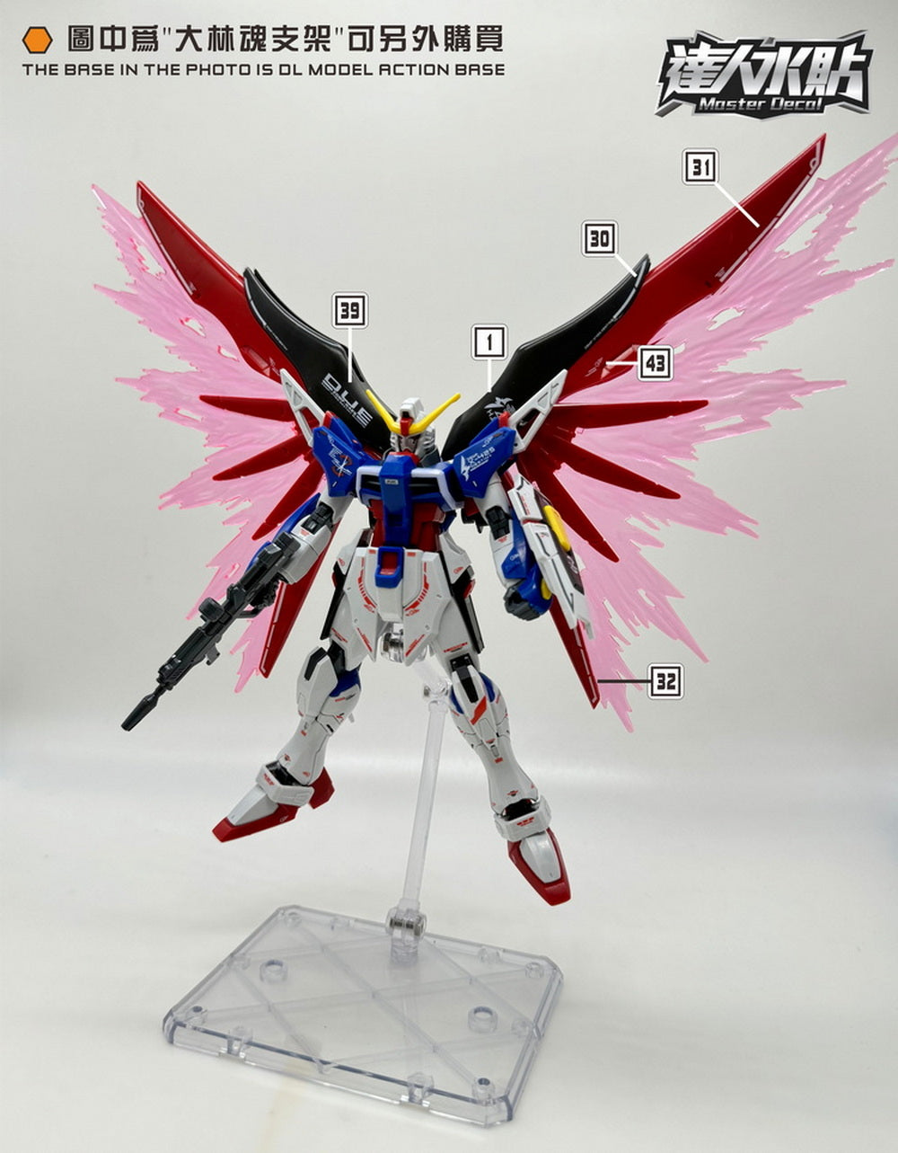 MASTER DECAL H084 HG Destiny Gundam Spec II – Samueldecal & DL