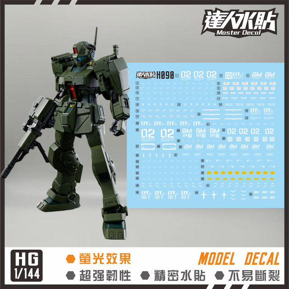 MASTER DECAL H090 HG GM Spartan