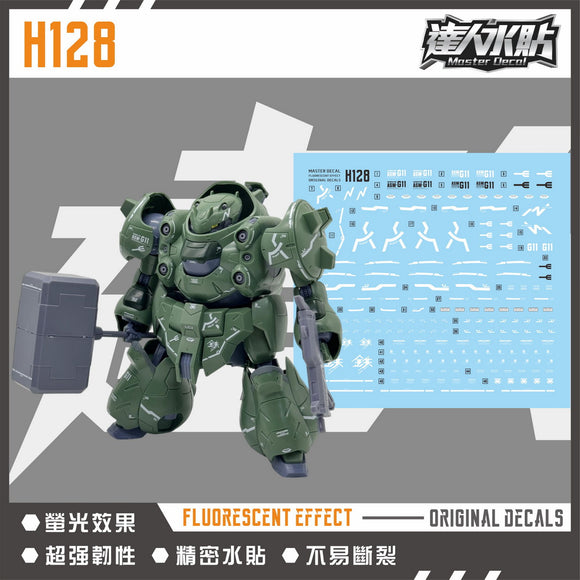 MASTER DECAL H128 1/144 IBO Gusion