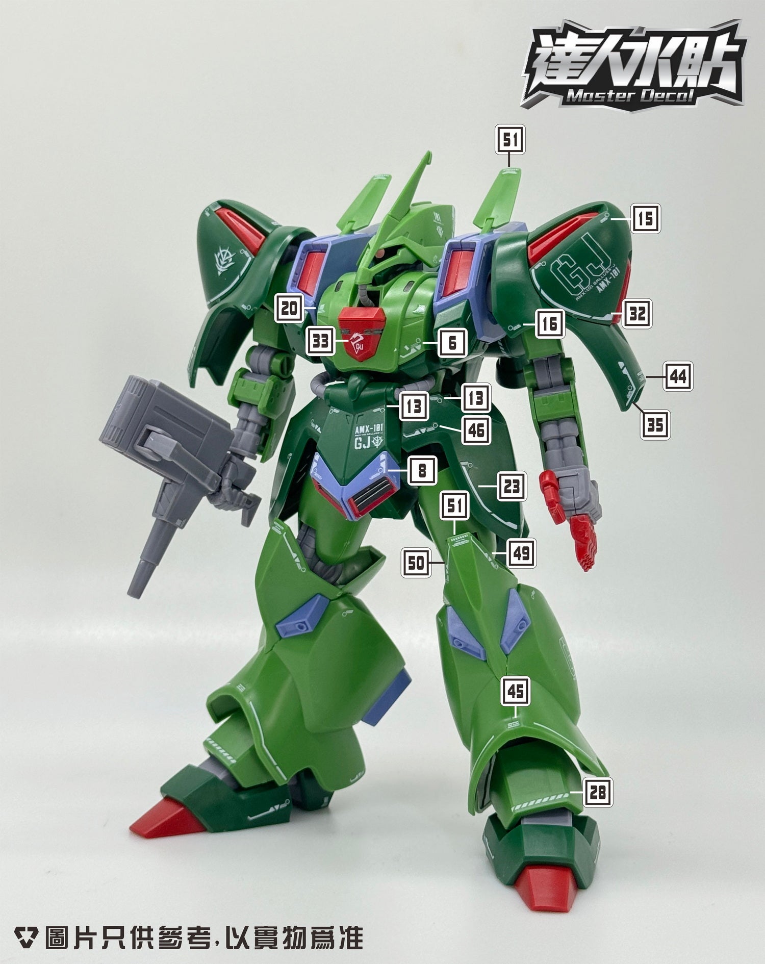MASTER DECAL H129 1/144 Galluss-J – Samueldecal & DL model shop