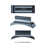 Dspiae AS-25 Aluminum Sanding Block (Flat, Curved, Right-angle) - Curved - Phantom Grey