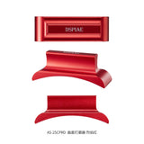 Dspiae AS-25 Aluminum Sanding Block (Flat, Curved, Right-angle) - Curved - Flame Red