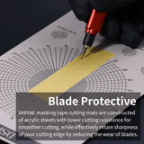 Dspiae AT-EC Two-color Masking Tape Cutting Mat