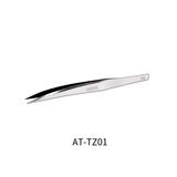 Dspiae AT-TZ Stainless Steel Precision Tweezers - AT-TZ01 Pointed, Mirror-polished