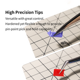 Dspiae AT-TZ Stainless Steel Precision Tweezers