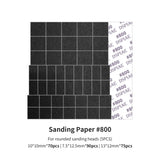 Dspiae MSP-ES Curved Sandpaper for Reciprocating Sander (5 pcs) - #800