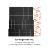 Dspiae MSP-ES Curved Sandpaper for Reciprocating Sander (5 pcs) - #400