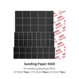Dspiae MSP-ES Curved Sandpaper for Reciprocating Sander (5 pcs) - #600