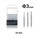 Dspiae GH Tungsten Steel Grinding Bits (Double Flute, 3 pcs) - GH-001