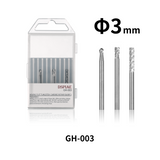 Dspiae GH Tungsten Steel Grinding Bits (Double Flute, 3 pcs) - GH-003