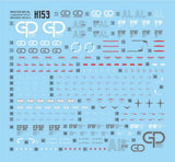 MASTER DECAL H153 1/144 HGUC GP01