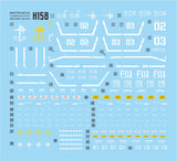 MASTER DECAL H158 1/144 HGUC Messer Type-F01