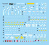 MASTER DECAL H172 1/144 HG  FZ Zaku II TYPE-B