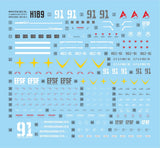 MASTER DECAL H189 1/144 HG Re-GZ's