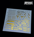 MASTER DECAL M014 1/100 MG Sazabi Ver.Ka(Gold Metallic)