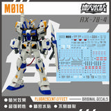 MASTER DECAL M018 1/100 MG Gundam G04