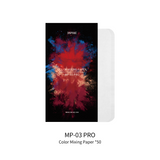 Dspiae MP PRO Moisturizing Palette Box for Water-based Paints - MP-03 PRO Palette Paper 50 Sheets (Beading)