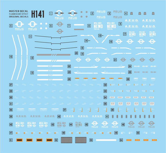 MASTER DECAL H141 1/144 Nemo – Samueldecal & DL model shop
