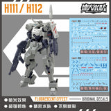 MASTER DECAL  H111/112 1/144 IO Frame Shiden Custom