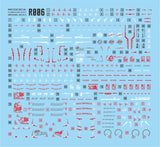 MASTER DECAL R006 1/144 RG Red Frame Red Dragon