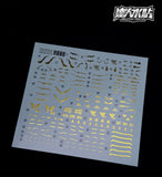 MASTER DECAL R008 1/144 RG Sinanju(Gold Metallic)
