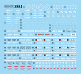 MASTER DECAL S004 SDBB  zaku warrior series