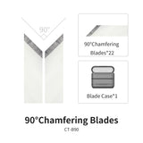 Dspiae CT Chamfering Tool Replacement Bits - CT-B90 90° Chamfer Blade