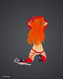 Asuka - test suit colour render rear - reference image, painted figure not included