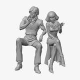 Char & Haman Smoking STL - front view