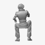 Char Smoking STL - back view