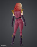 Chara Soon 01 colour render rear - reference image, painted figure not included