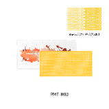 Dspiae PMT Pre-cut Masking Sheets - PMT-H03 Hexagon 3mm
