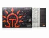 Dspiae AT-CA Two-color Cutting Mat - A3