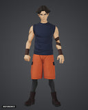 Fencer Mayne colour render front - reference image, painted figure not included