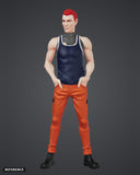 Golf colour render front - reference image, painted figure not included