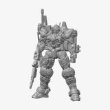 Gundam Helix 01 STL - front view