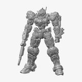 Gundam Helix 02 STL - front view