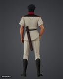 Kenneth Sleg 01 colour render rear - reference image, painted figure not included